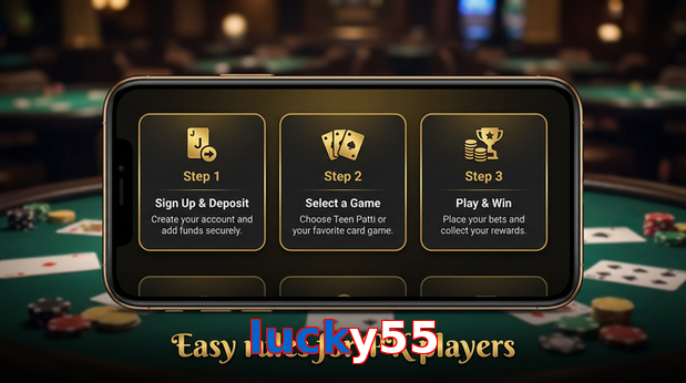 Game list for Lucky55 game section